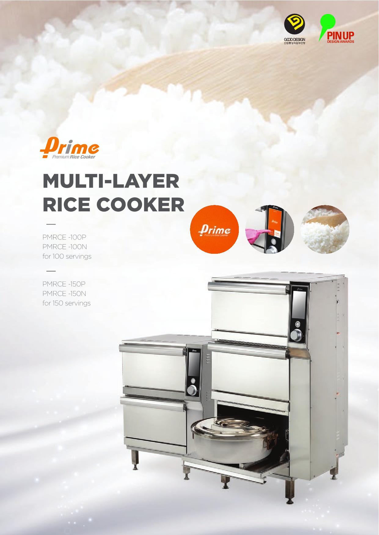 Tủ hấp nấu cơm đa năng cao cấp Prime Korea